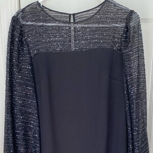 Tina Turk’s Gorgeous Dress with Sequin Bodice and Sleeves!!